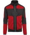 RG382 TRF720 Regatta E-Volve Unisex Knit Effect Midlayer Top Classic Red / Black colour image